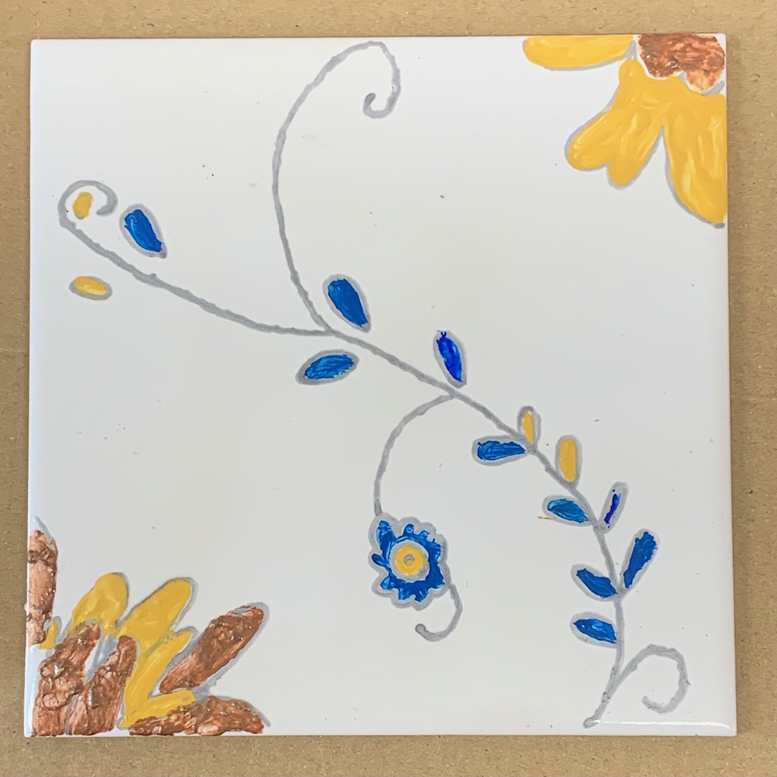 Painted tile 2