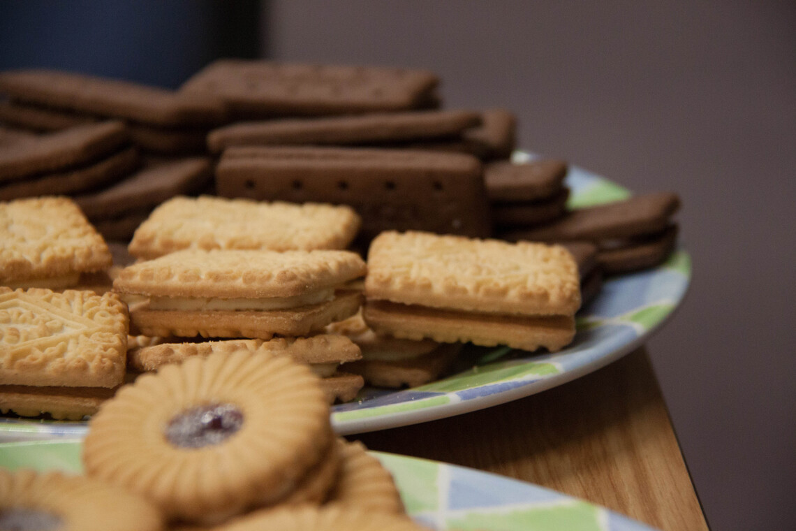 Biscuits on a plate