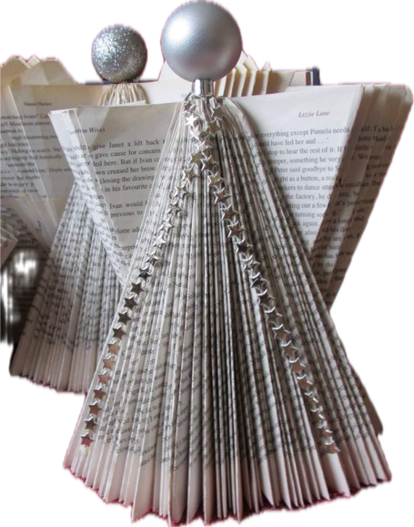 Book Folding Christmas Angel
