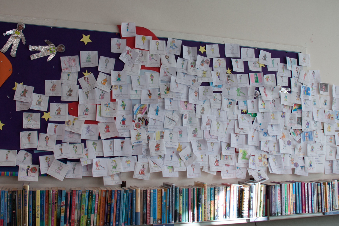 SRC 2019 Wall covered in stickers