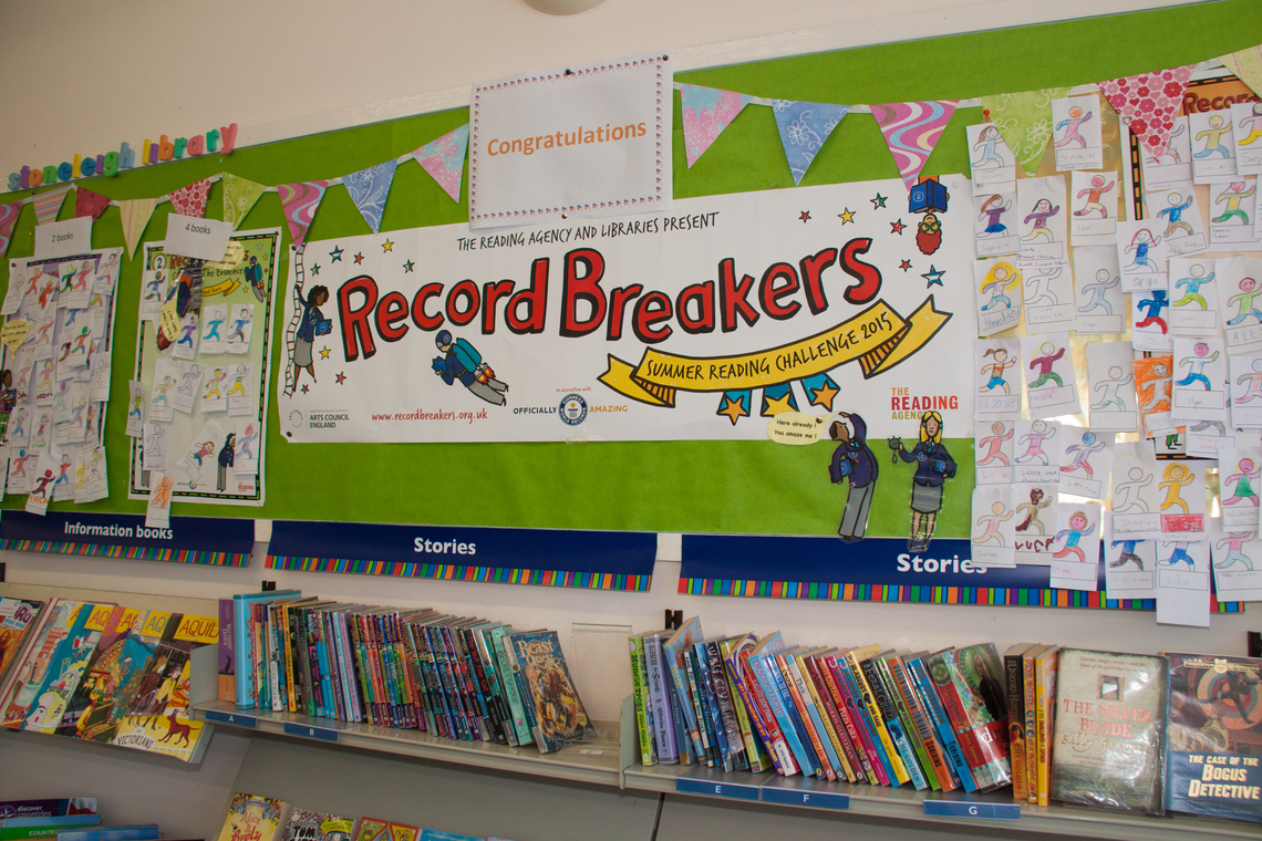 Summer Reading Scheme Record-Breakers Wall