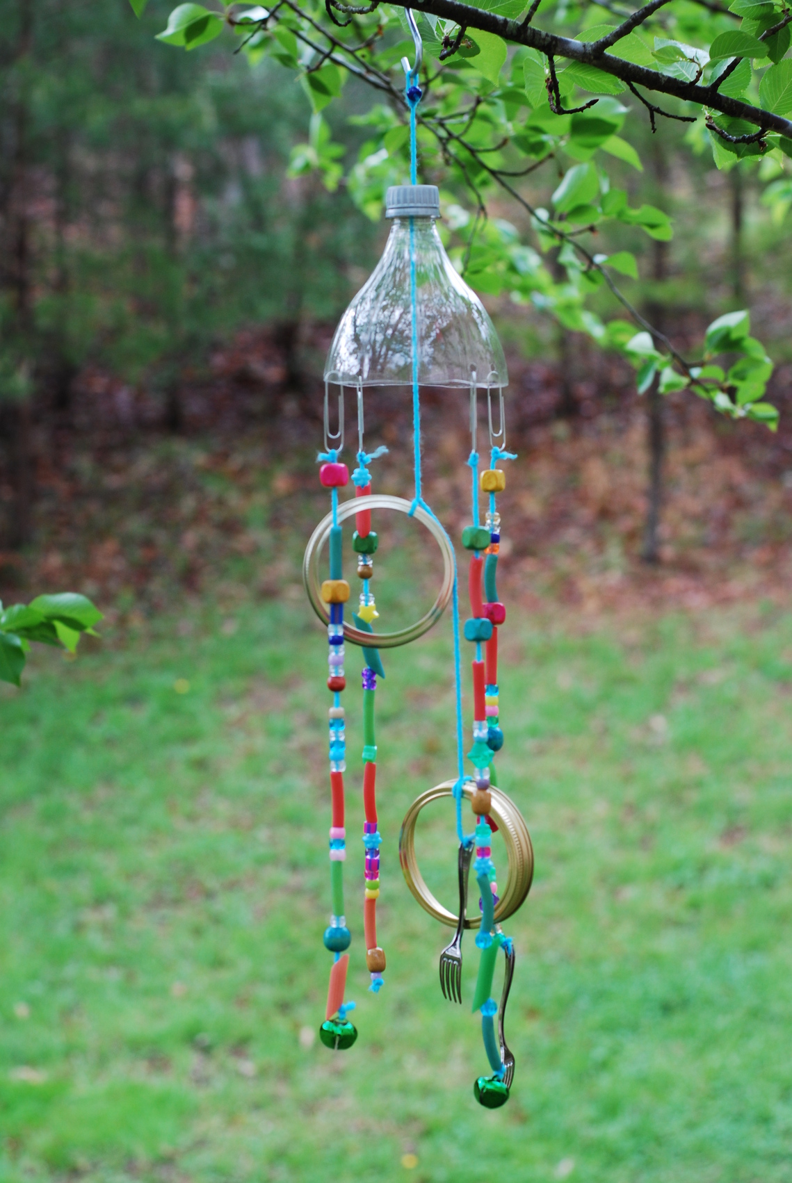 Wind Chime from Plastic Bottle